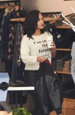 CHRISTINA MILIAN Out Shopping in Los Angeles 12/13/2016