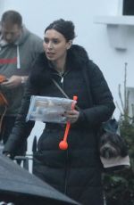 CHRISTINE BLEAKLEY Leaves Her Home in London 12/21/2016