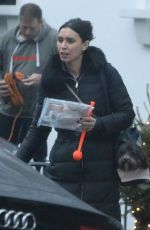 CHRISTINE BLEAKLEY Leaves Her Home in London 12/21/2016