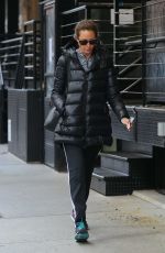 CHRISTY TURLINGTON Leaves a Gym in New York 12/23/2016