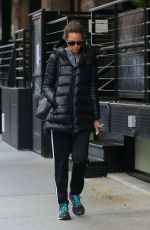 CHRISTY TURLINGTON Leaves a Gym in New York 12/23/2016