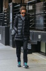 CHRISTY TURLINGTON Leaves a Gym in New York 12/23/2016