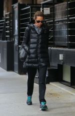 CHRISTY TURLINGTON Leaves a Gym in New York 12/23/2016