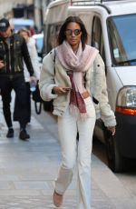 CINDY BRUNA Out and About in Paris 11/29/2016