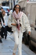 CINDY BRUNA Out and About in Paris 11/29/2016