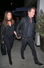 CINDY CRAWFORD at Catch LA in West Hollywood 12/13/2016