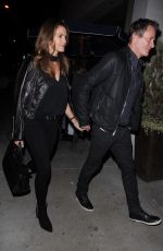 CINDY CRAWFORD at Catch LA in West Hollywood 12/13/2016