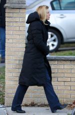 CLAIRE DANES on the Set of 