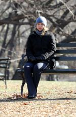 CLAIRE DANES on the Set of 
