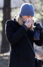 CLAIRE DANES on the Set of 