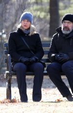 CLAIRE DANES on the Set of 