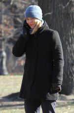 CLAIRE DANES on the Set of 