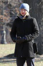 CLAIRE DANES on the Set of 