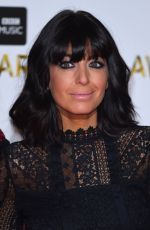 CLAUDIA WINKLEMAN at BBC Music Awards in London 12/12/2016