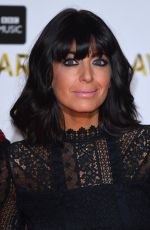 CLAUDIA WINKLEMAN at BBC Music Awards in London 12/12/2016