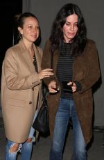 COURTENEY COX and JENNIFER MEYER at Catch LA in West Hollywood 12/06/2016
