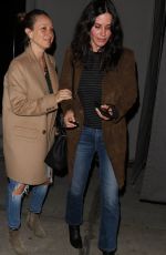 COURTENEY COX and JENNIFER MEYER at Catch LA in West Hollywood 12/06/2016