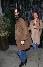 COURTENEY COX and JENNIFER MEYER at Catch LA in West Hollywood 12/06/2016