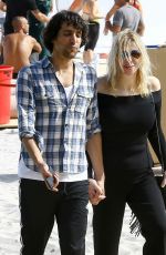 COURTNEY LOVE Out and About in Miami 11/29/2016