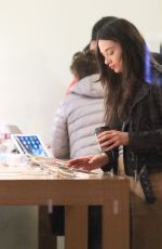 CRYSTAL REED Out Shopping in Los Angeles 12/19/2016