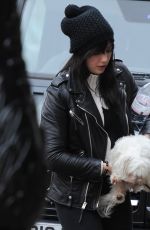 DAISY LOWE Walks Her Dog at Regents Park in London 12/15/2016