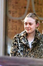 DAKOTA FANNING Out and About in New York 12/17/2016