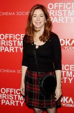 DANA DELANY at Office Christmas Party Screening in New York 12/05/2016