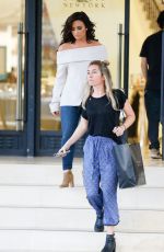 DEMI LOVATO Leaves Barneys New York in Beverly Hills 12/07/2016