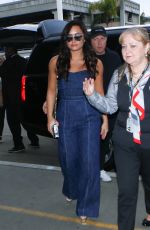 DEMI LOVATO at LAX Airport in Los Angeles 12/09/2016