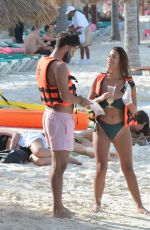 DEVIN BRUGMAN in Bikini at a Beach in Cancun 12/14/2016