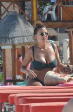 DEVIN BRUGMAN in Bikini at a Beach in Cancun 12/14/2016