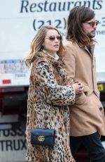 DIANNA AGRON Out with Her Boyfriend in New York 12/12/2016