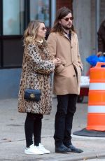 DIANNA AGRON Out with Her Boyfriend in New York 12/12/2016