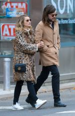 DIANNA AGRON Out with Her Boyfriend in New York 12/12/2016