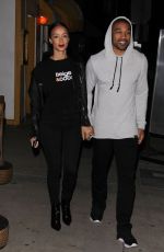 DRAYA MICHELE Leaves Dinner with Her Boyfriend in Santa Monica 12/20/2016