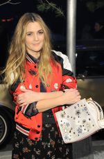 DREW BARRYMORE at Coach 75th Anniversary: Women’s Pre-fall and Men’s Fall Fashion Show in New York 12/08/2016