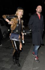 EDIE CAMPBELL at Love Magazine Xmas Party in London 12/16/2016
