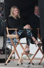 ELIZABETH BANKS on the Set of Modern Family in Los Angeles 12/13/2016