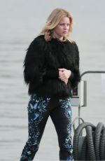 ELIZABETH BANKS on the Set of Modern Family in Los Angeles 12/13/2016