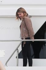 ELIZABETH BANKS on the Set of Modern Family in Los Angeles 12/13/2016
