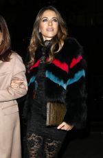 ELIZABETH HURLEY at Kylie Minogue Performs An Intimate Gig at The Ivy Restaurant in London 12/07/2016