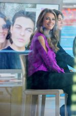 ELIZABETH HURLEY at Today Show for E!