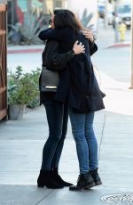 ELIZABETH OLSEN and AUBREY PLAZA Out for Lunch at Zinque in Los Angeles 11/30/2016