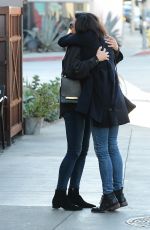 ELIZABETH OLSEN and AUBREY PLAZA Out for Lunch at Zinque in Los Angeles 11/30/2016