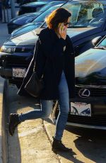 ELIZABETH OLSEN and AUBREY PLAZA Out for Lunch at Zinque in Los Angeles 11/30/2016