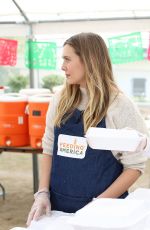 ELIZABETH OLSEN at Hope for the Holidays Celebrity Volunteer Event in Los Angeles 12/10/2016