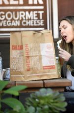 ELIZABETH OLSEN Out for Lunch in Los Angeles 12/04/2016