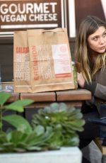 ELIZABETH OLSEN Out for Lunch in Los Angeles 12/04/2016