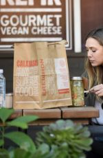 ELIZABETH OLSEN Out for Lunch in Los Angeles 12/04/2016
