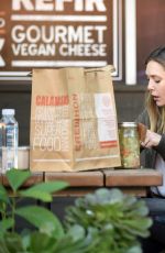ELIZABETH OLSEN Out for Lunch in Los Angeles 12/04/2016